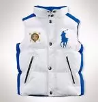 ralph lauren veste mode 2019U sans manches skinny slim hommes big polo nouveau blanc bleu